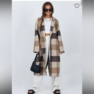 Princess Polly PENELOPE COAT BEIGE